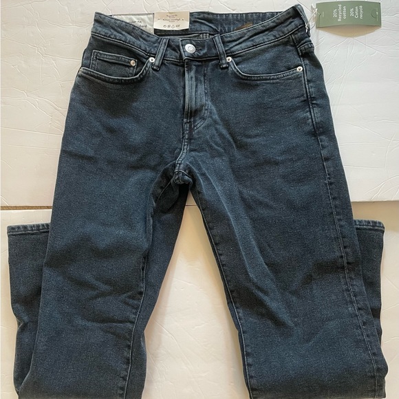 Mens H&M Blue Dark Wash Regular Fit Jeans Size 29x30 - Picture 2 of 9